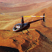 Scenic helicopter flight over Sossusvlei.
