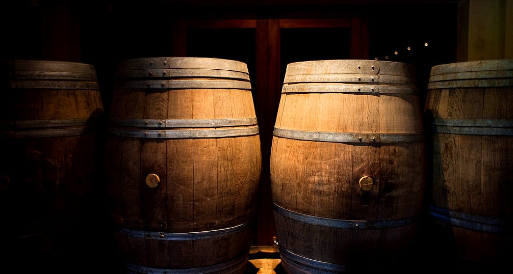 Wooden Wine Barrels