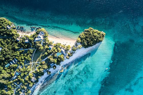 Crystal clear waters.