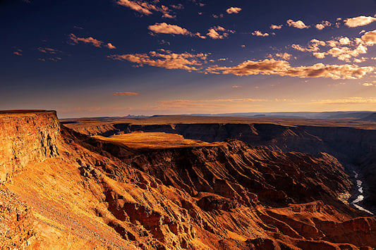 View of the Fish River Canyon.