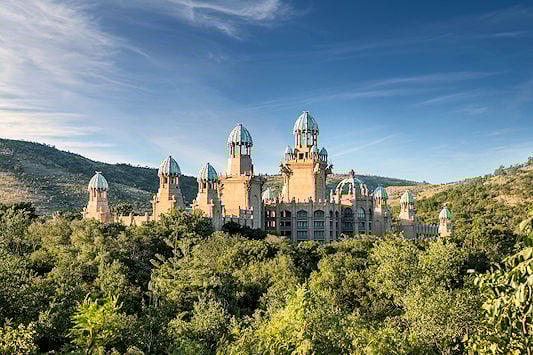 The commanding presence of the Palace Hotel at Sun City.