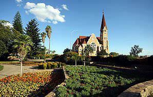 The iconic Christuskirche in Windhoek.