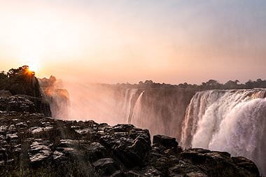 Victoria Falls is one of the highlights of the tour.