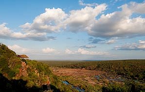 The Olifants River as seen from Olifants Rest Camp.
