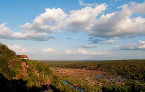 The Olifants River as seen from Olifants Rest Camp.
