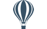 Hot air ballooning icon