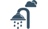 Outdoor shower icon