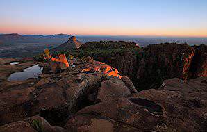 The dramatic rocky outcrops of Camdeboo National Park.