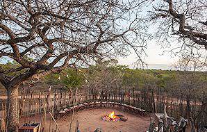 A boma evening at Cheetah Plains.