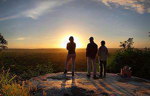 Enjoy a sundowner with a view at Mala Mala Game Reserve.