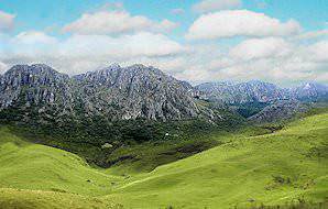 The craggy mountains of Chimanimani National Park.